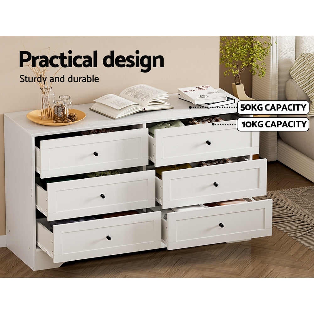 Artiss 6 Chest of Drawers Artiss 6 Chest of Drawers